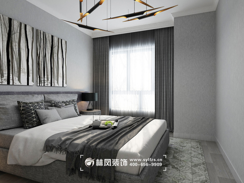 金地藝境-131平-現(xiàn)代風格-臥室.jpg 金地藝境-131平-現(xiàn)代風格-臥室.jpg