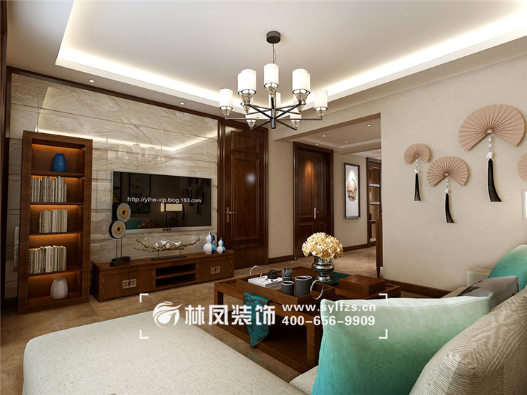 姜宇-保利五月花-133-新中式-客廳1.jpg 姜宇-保利五月花-133-新中式-客廳1.jpg