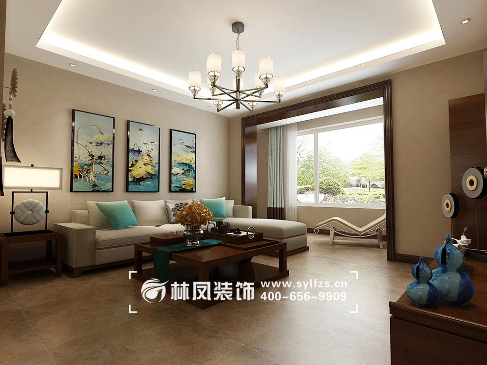 姜宇-保利五月花-133-新中式-客廳.jpg 姜宇-保利五月花-133-新中式-客廳.jpg