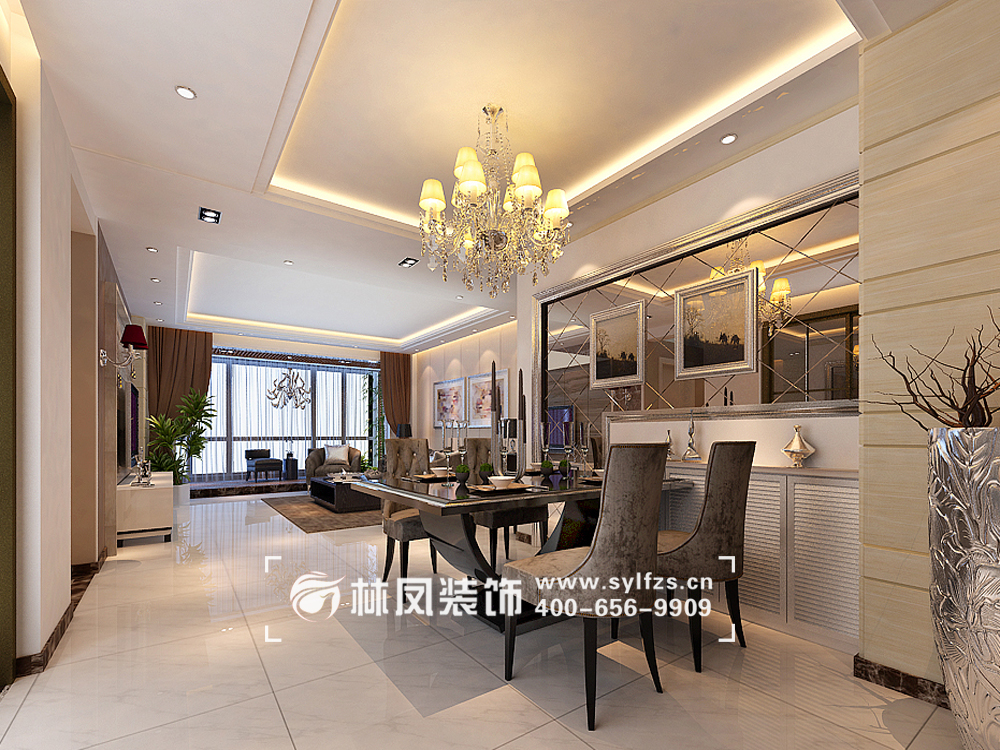 五彩陽(yáng)光城127平米-港式風(fēng)格-餐廳1.jpg