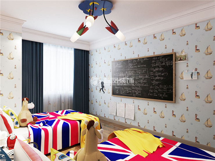 金地九韻風(fēng)華-145平-新中式-兒童房2.jpg 金地九韻風(fēng)華-145平-新中式-兒童房2.jpg