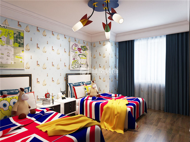 金地九韻風(fēng)華-145平-新中式-兒童房1.jpg 金地九韻風(fēng)華-145平-新中式-兒童房1.jpg