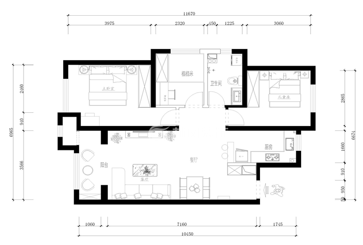 三盛頤景御園-98㎡-北歐風(fēng)格 - 平面布置圖.jpg 三盛頤景御園-98㎡-北歐風(fēng)格 - 平面布置圖.jpg