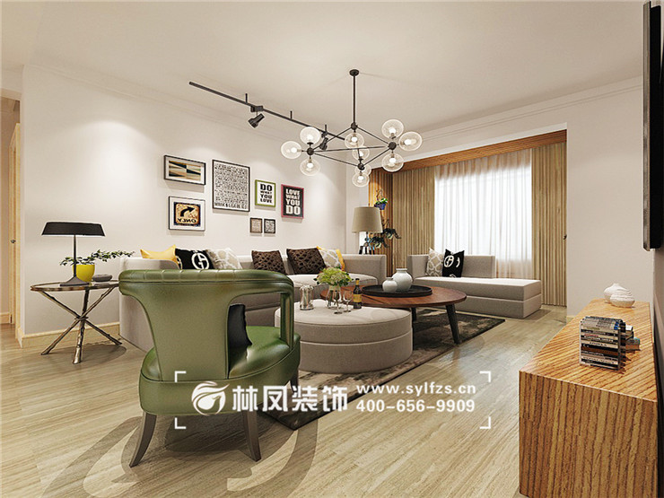 齊國君-廣廈綠園-120㎡-現(xiàn)代工業(yè)風-客廳1.jpg