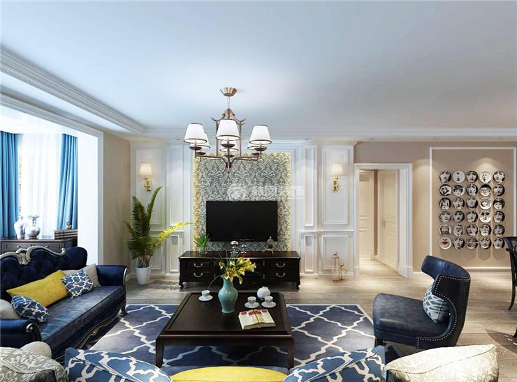 金地名悅-150平-簡美風(fēng)格-電視背景墻.jpg 金地名悅-150平-簡美風(fēng)格-電視背景墻.jpg