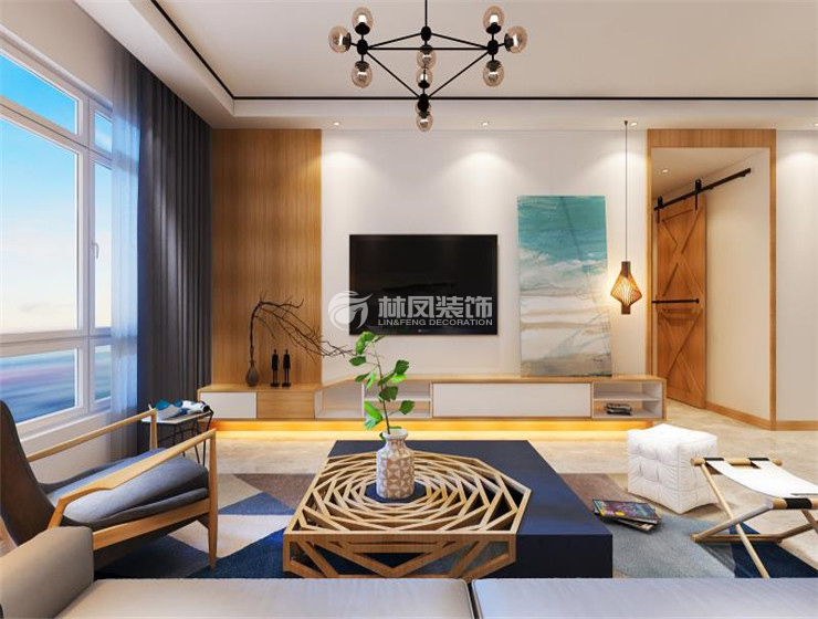萬(wàn)錦香樟樹-130平-北歐風(fēng)格-客廳3.jpg