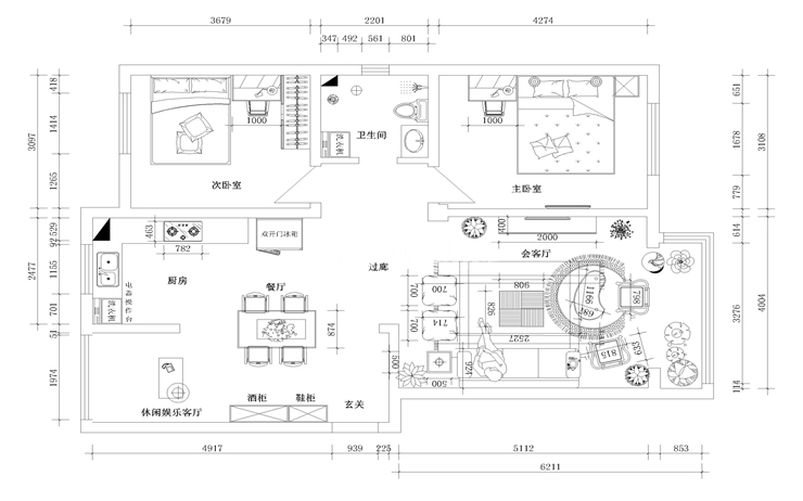 坤泰新界-109平-現(xiàn)代風格-平面圖.jpg 坤泰新界-109平-現(xiàn)代風格-平面圖.jpg
