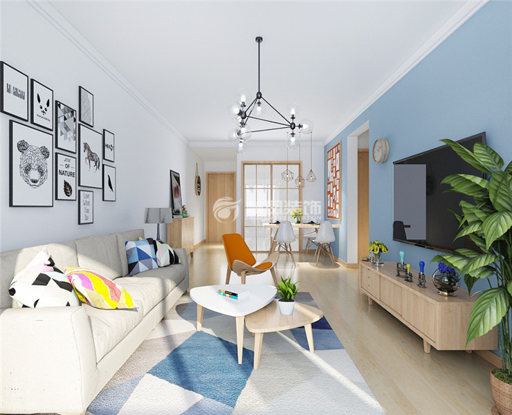 碧桂園繁華里-83平- 北歐風格-客廳 (5).jpg 碧桂園繁華里-83平- 北歐風格-客廳 (5).jpg