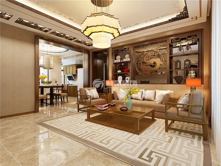 中冶上河灣-122平-中式風格-客廳 (3).jpg 中冶上河灣-122平-中式風格-客廳 (3).jpg