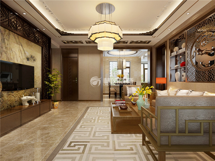 中冶上河灣-122平-中式風格-客廳 (2).jpg 中冶上河灣-122平-中式風格-客廳 (2).jpg