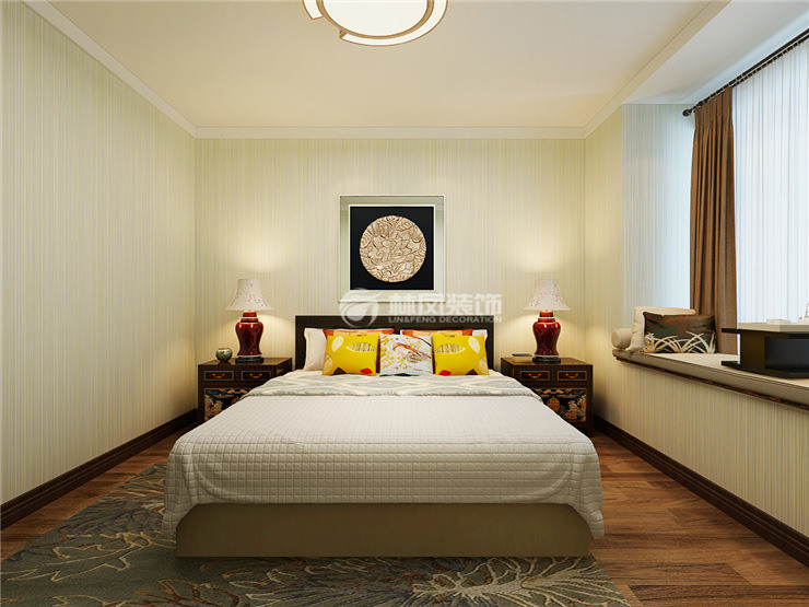 中冶上河灣-122平-中式風格-臥室.jpg 中冶上河灣-122平-中式風格-臥室.jpg