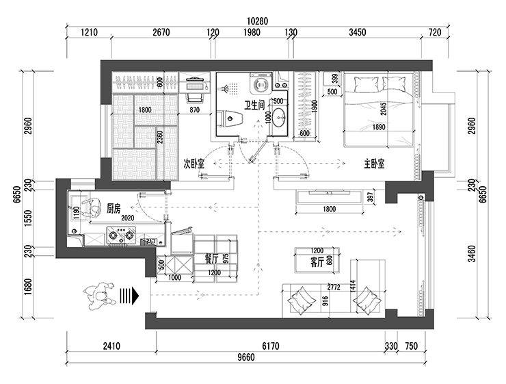 碧桂園繁華里-98平-平面圖.jpg 碧桂園繁華里-98平-平面圖.jpg