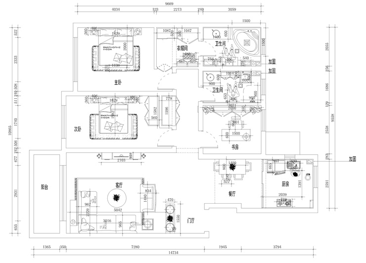 府城名邸-130平-現(xiàn)代風格-布局圖.jpg 府城名邸-130平-現(xiàn)代風格-布局圖.jpg