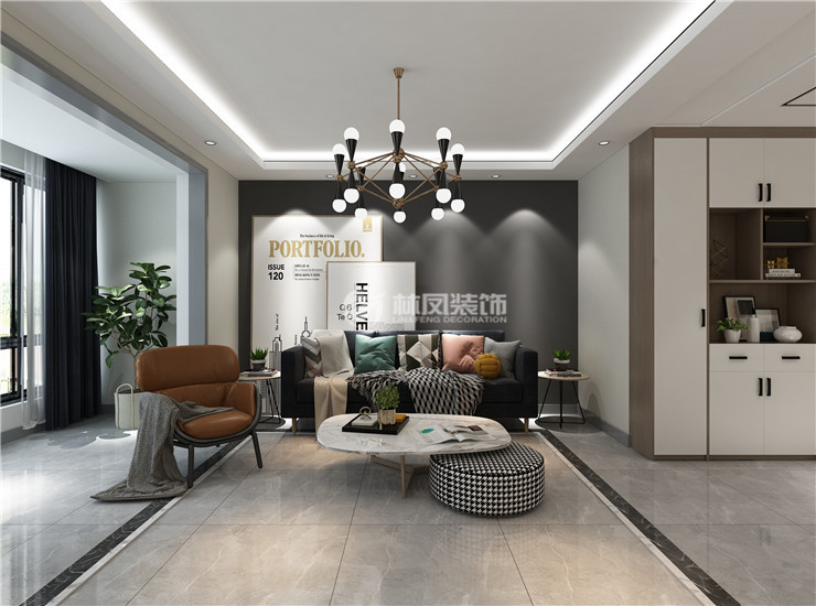 陽光100果嶺公館-144平-北歐風格-客廳.jpg 陽光100果嶺公館-144平-北歐風格-客廳.jpg