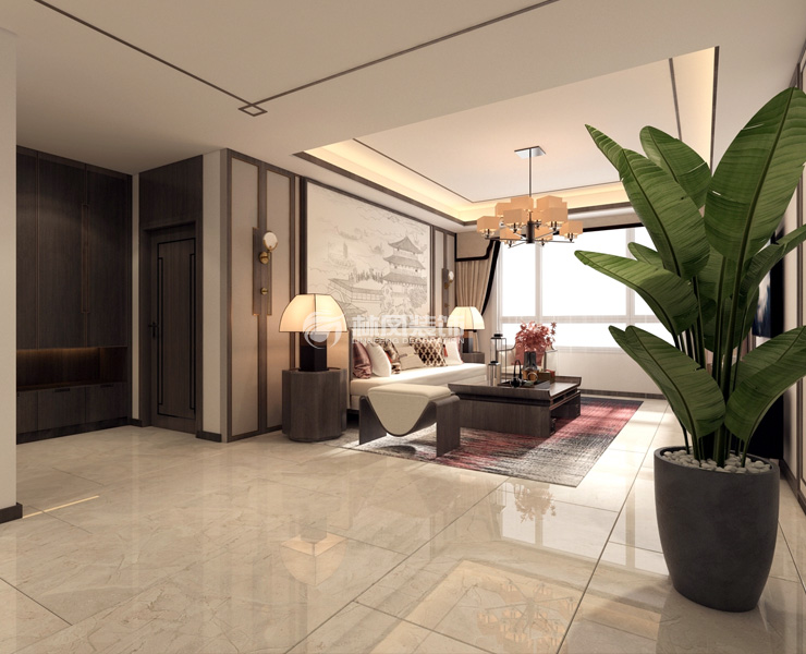 金地樾檀山-137平-新中式風格-客廳.jpg 金地樾檀山-137平-新中式風格-客廳.jpg