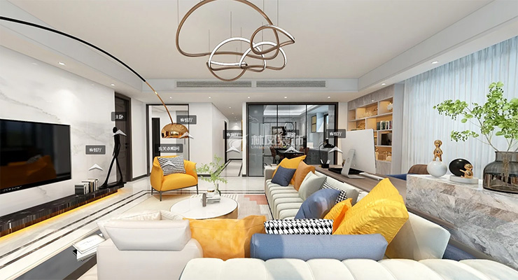 積水裕沁聽月軒 200平 現(xiàn)代輕奢 客廳 .jpg 積水裕沁聽月軒 200平 現(xiàn)代輕奢 客廳 .jpg