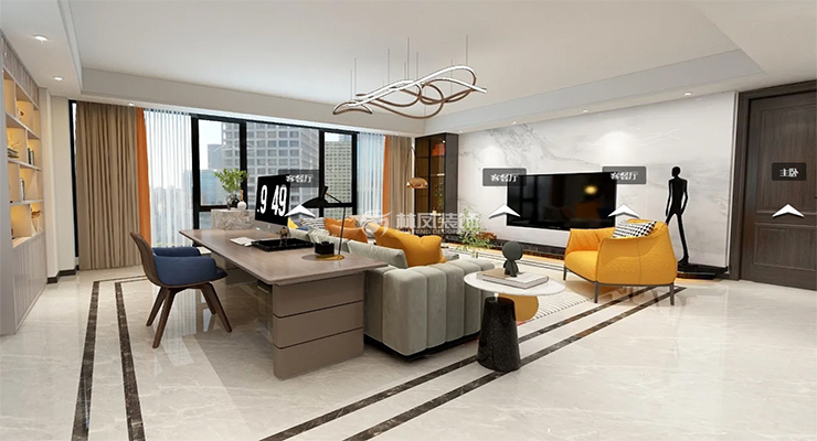 積水裕沁聽月軒 200平 現(xiàn)代輕奢  客廳.jpg 積水裕沁聽月軒 200平 現(xiàn)代輕奢  客廳.jpg