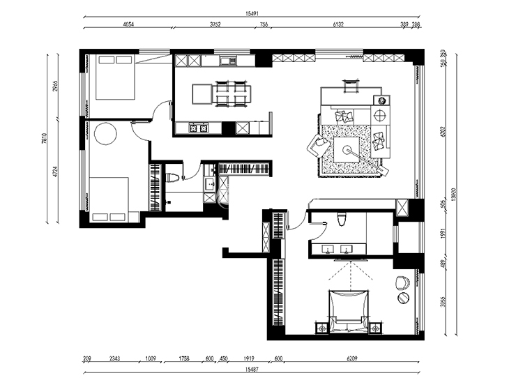 積水裕沁聽月軒 200平 現(xiàn)代輕奢 戶型圖.jpg 積水裕沁聽月軒 200平 現(xiàn)代輕奢 戶型圖.jpg