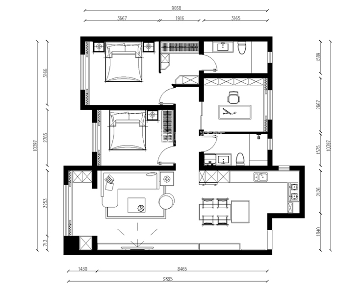 頤盛壹號(hào)公館 135平 現(xiàn)代  戶型圖.jpg 頤盛壹號(hào)公館 135平 現(xiàn)代  戶型圖.jpg