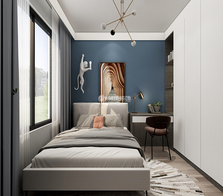 保利茉莉公館-146平-現(xiàn)代風格-次臥2.jpg 保利茉莉公館-146平-現(xiàn)代風格-次臥2.jpg