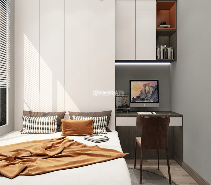 保利茉莉公館-146平-現(xiàn)代風格-次臥.jpg 保利茉莉公館-146平-現(xiàn)代風格-次臥.jpg