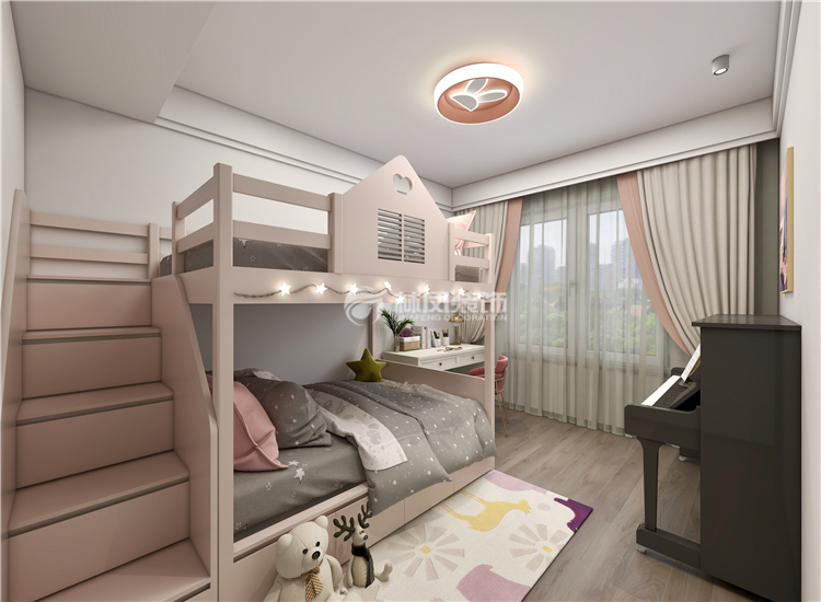 小石城-130平-極簡風(fēng)格-兒童房.jpg 小石城-130平-極簡風(fēng)格-兒童房.jpg