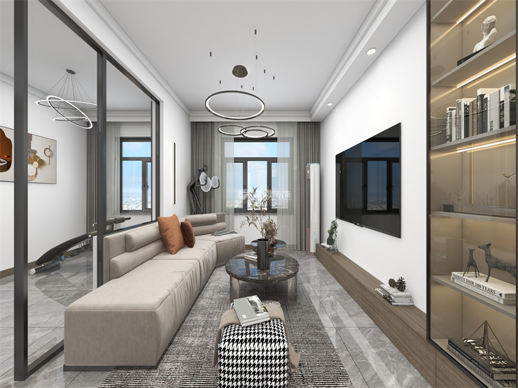 金地朗悅-100平-現(xiàn)代風格- -客 廳.jpg 金地朗悅-100平-現(xiàn)代風格- -客 廳.jpg