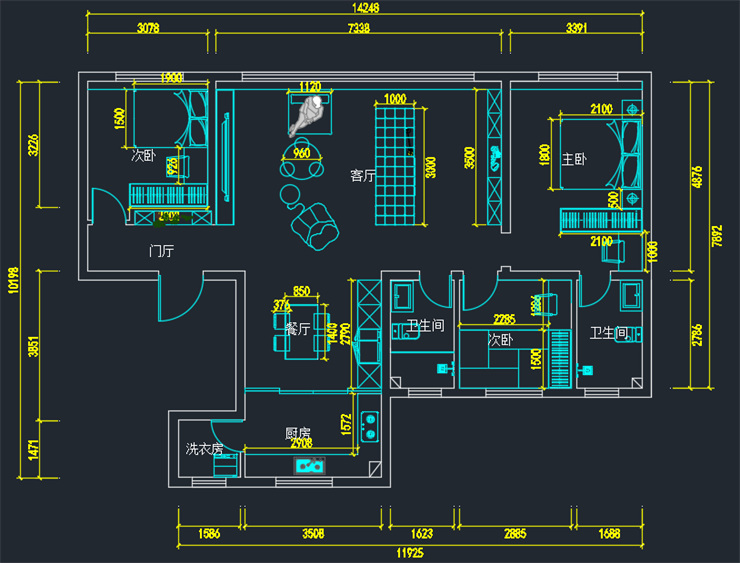 保利天匯-140平-原木風格-戶型圖.jpg 保利天匯-140平-原木風格-戶型圖.jpg
